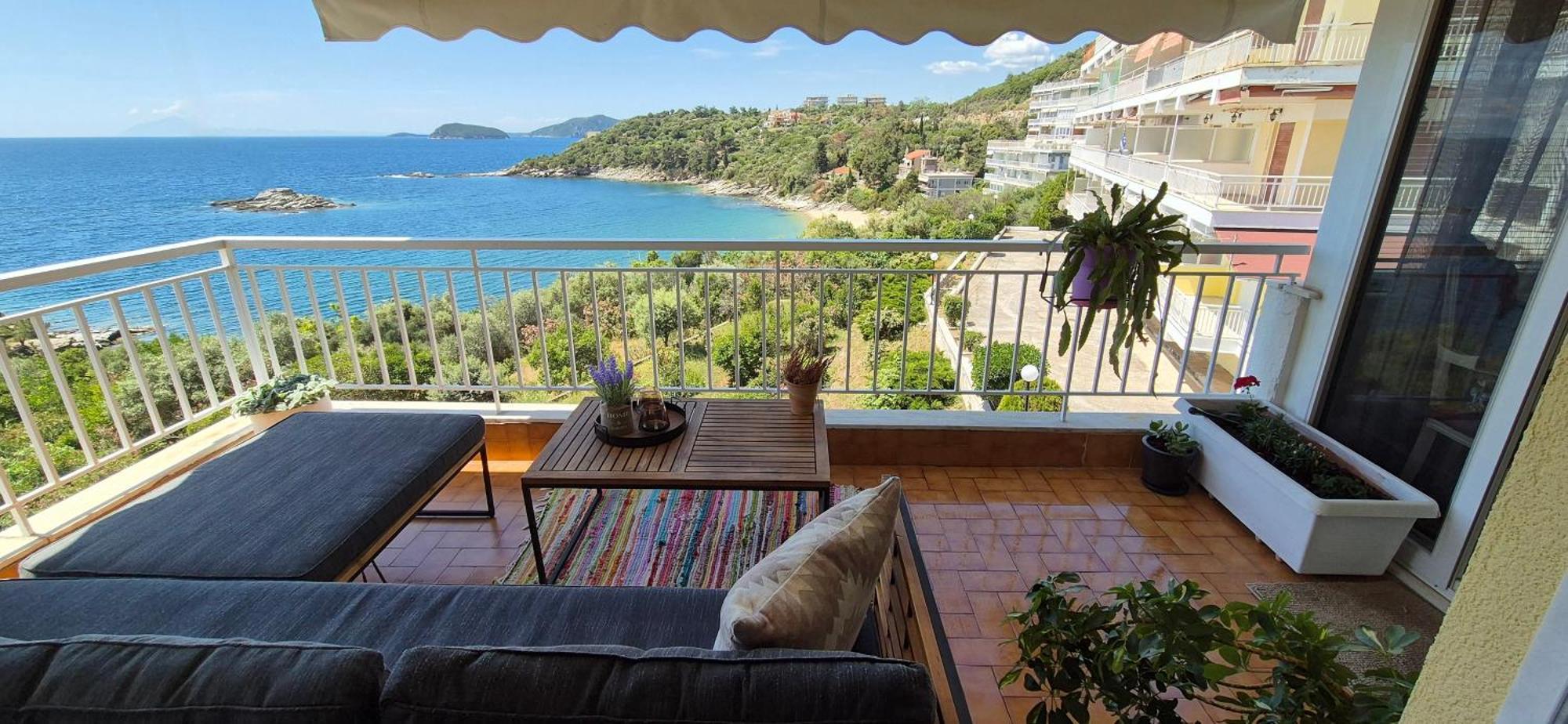 Beach Apartment PalaiónTsiflíkion Eksteriør bilde