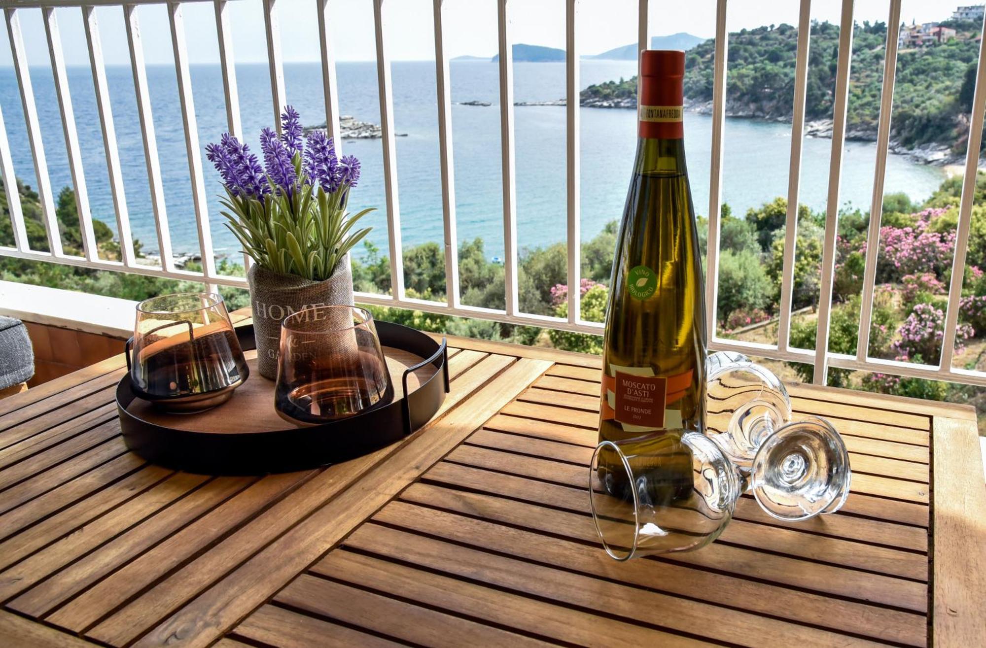 Beach Apartment PalaiónTsiflíkion Eksteriør bilde