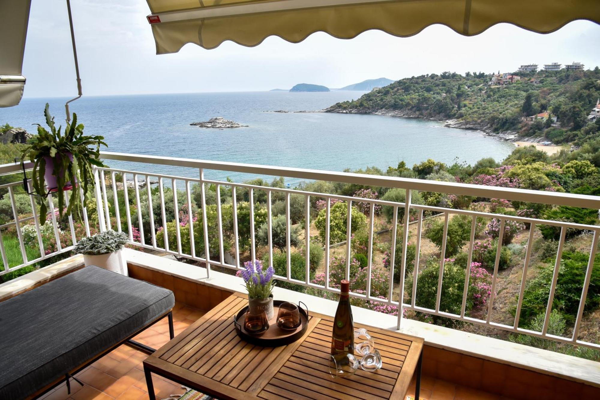 Beach Apartment PalaiónTsiflíkion Eksteriør bilde